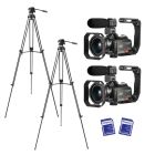 Kingdom 4K 12x Optical Zoom 2 Camera Package 