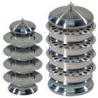 Stainless Steel Communion Ware, Serves 160 - Complete Set without Offering Plates