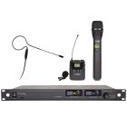 1, 000 Kingdom 1 Handheld 1 Lapel Wireless Mic System with 1 Ear-worn Microphone