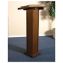 Square Column Wooden Lectern - Walnut 1