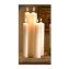 Altar Brands 7/8" x 24 1/2" Self-Fitting End Candles - 24 Per Case 1