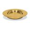 Communion Stacking Bread Plate - Brasstone Stainless Steel - 10 Inch