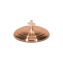 Stainless Steel Communion Ware - Copper Plated Finish Communion Tray Cover - 6.5 Inch