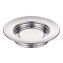 Polished Aluminum Stacking Bread Plate - Silvertone