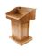 Kingdom Ministry Lectern Lift Dark Walnut Finish