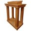 Director Wooden Podium: Elegance and Functionality in Solid Red Oak