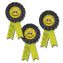 Yellow Ribbon with Smiley Face - Pack of 3