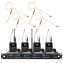 Kingdom V5 Wireless Microphone System with 4 Belt Packs and Beige Earworn Earpieces