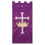 Wall Hanging/Banner with Cross and Crown Design