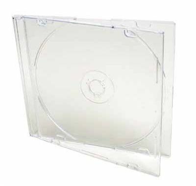 Clear CD Collection: 100-Pack of 5.2mm CD Jewel Cases - Securely Organize Your CD Collection with Elegance!