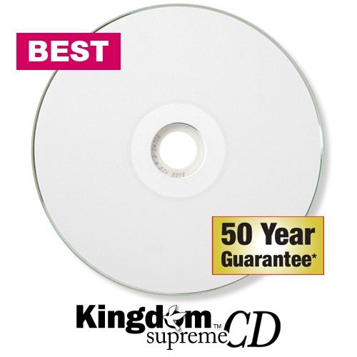 Kingdom Supreme CDs - White Inkjet