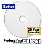 Kingdom Professional Premium Plus Blank Hub-Printable CDs - White Thermal