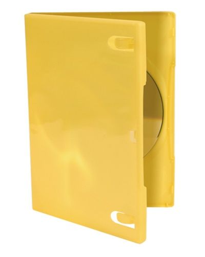 1-Disc Capacity Commercial DVD-CD Case - Yellow