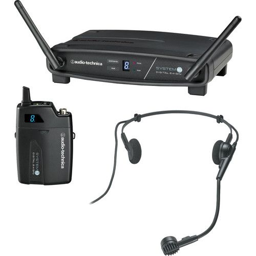 Audio-Technica System 10 Digital Wireless Headworn Dynamic Microphone Set