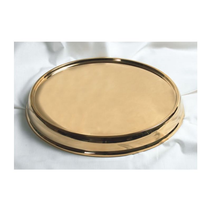 Stainless Steel Communion Tray Base - Brasstone