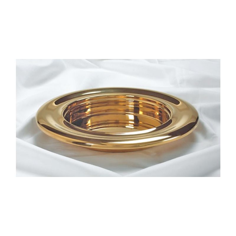 Stainless Steel Stackable Bread Plate - Brasstone