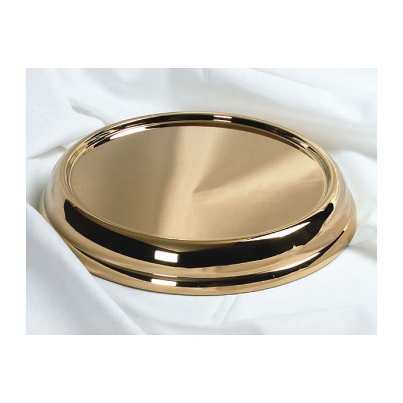 Stainless Steel Stackable Bread Plate Base - Brasstone