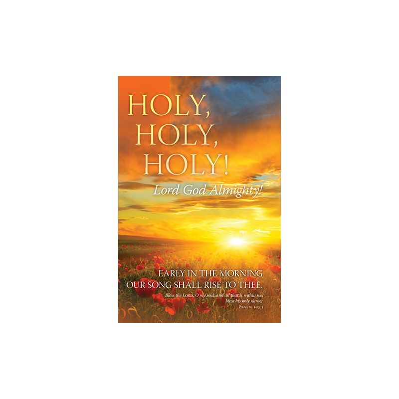 General Worship Bulletin - Holy, Holy, Holy 100 QTY