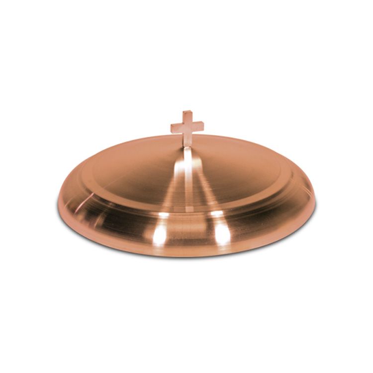 Communion Tray Cover - Stainless Steel Communion Ware - Copper Plated Finish for Your Worship Celebrations