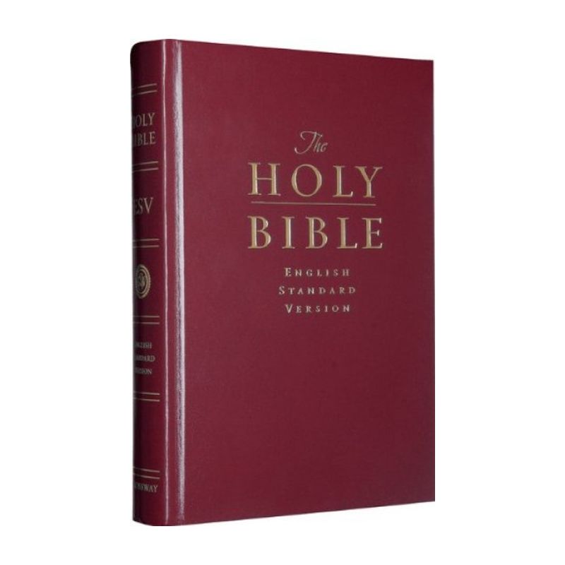 English Standard Version (ESV) Burgundy Hardcover Pew Bible 