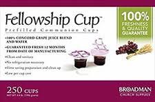 Fellowship Cup Prefilled Communion Cups, Box of 250