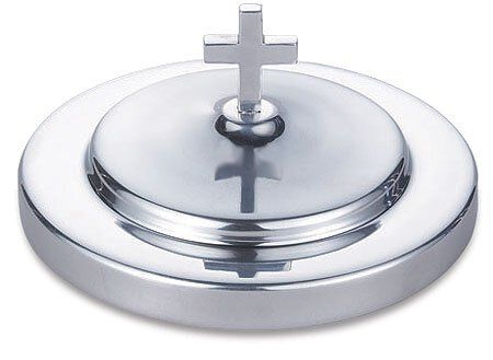 Polished Aluminum Bread Plate Cover Silvertone