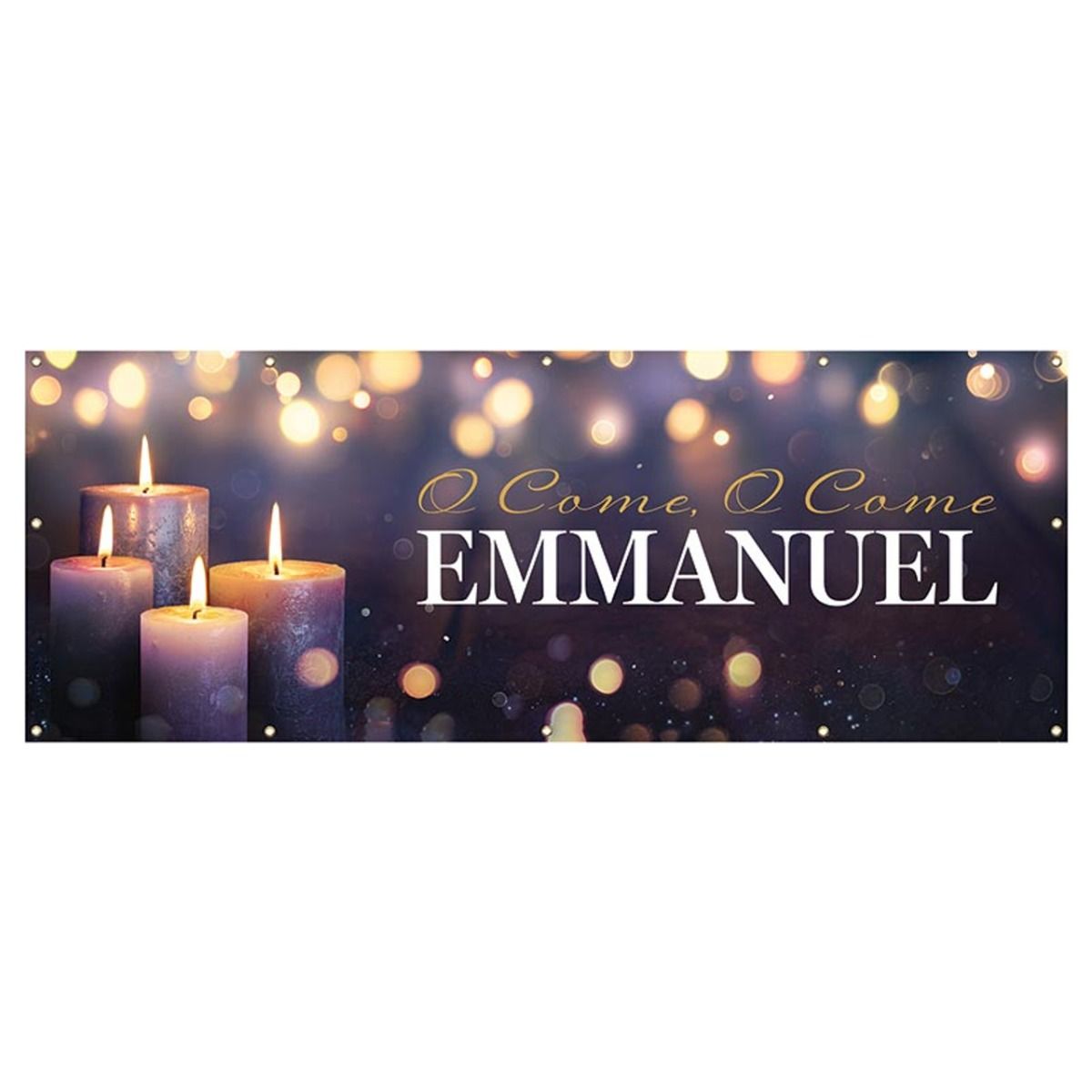 O Come Emmanuel Banner - Indoor / Outdoor