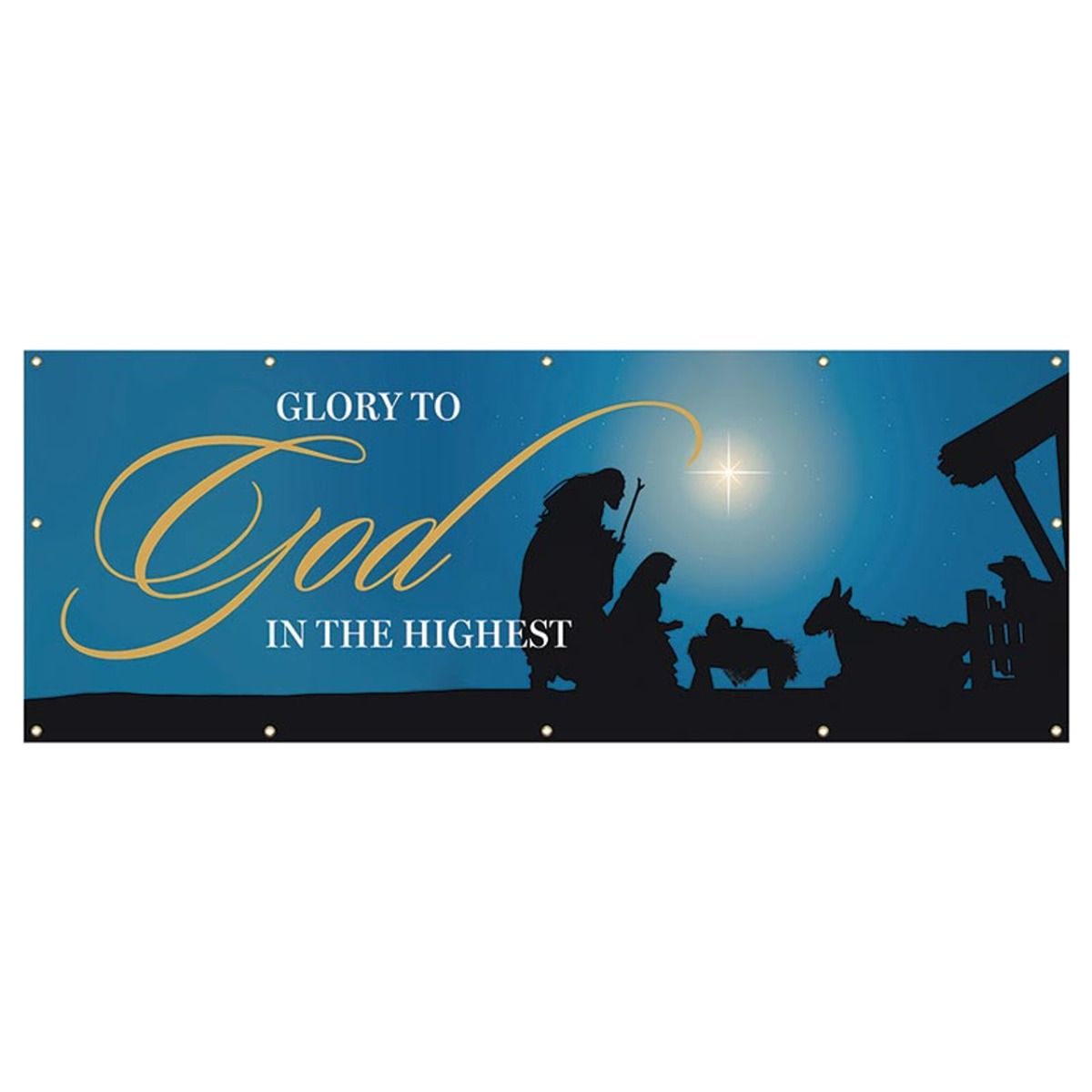 Glory to God in the Highest Banner - Indoor / Outdoor 