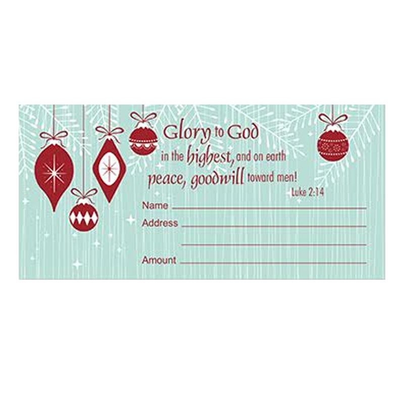 Luke 2:14  Envelopes pack of 100