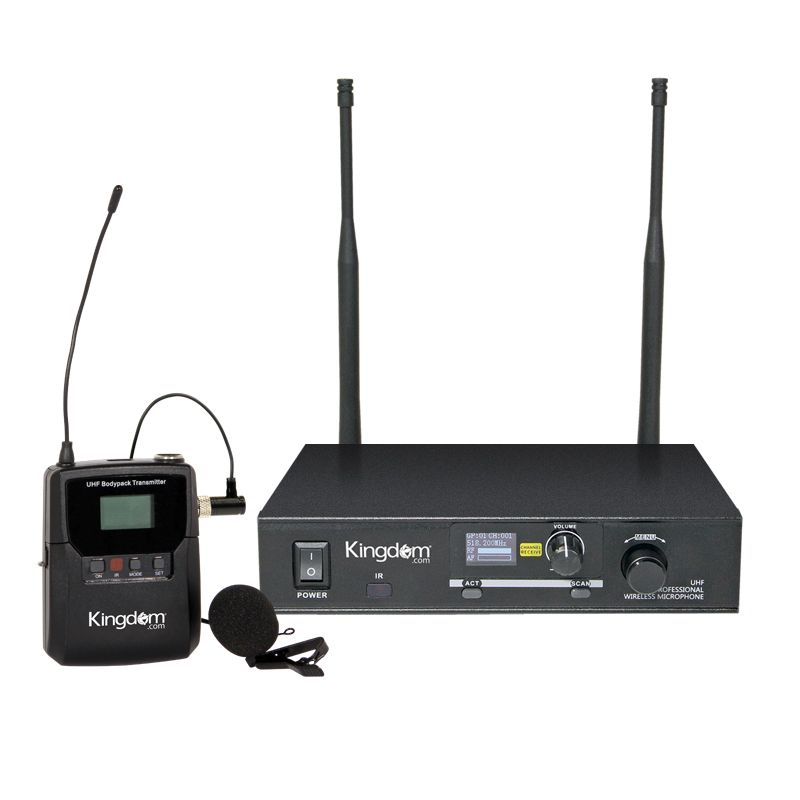 Kingdom Wireless Multi-Channel Mic System with Beltpack and Lapel