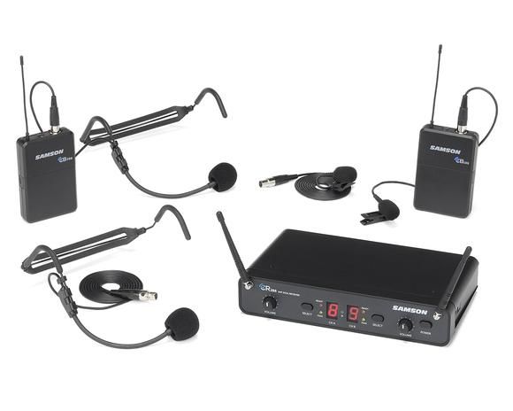 Samson Concert 288 Dual Wireless Microphone - H Band - Presentation